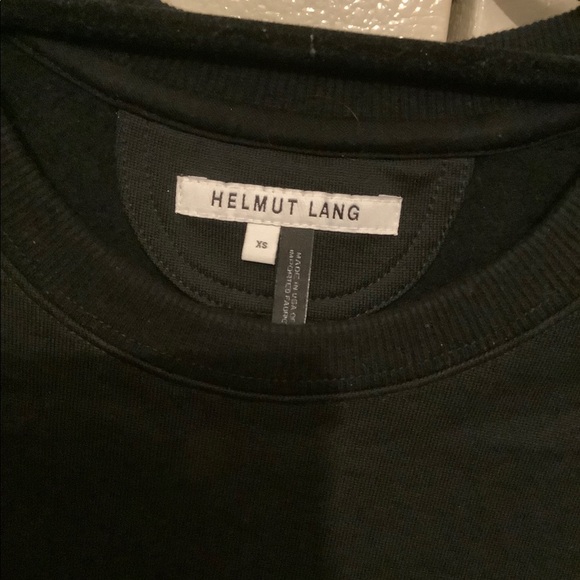 Unisex HELMUT LANG Crew Neck Cotton T-Shirt - Picture 3 of 8